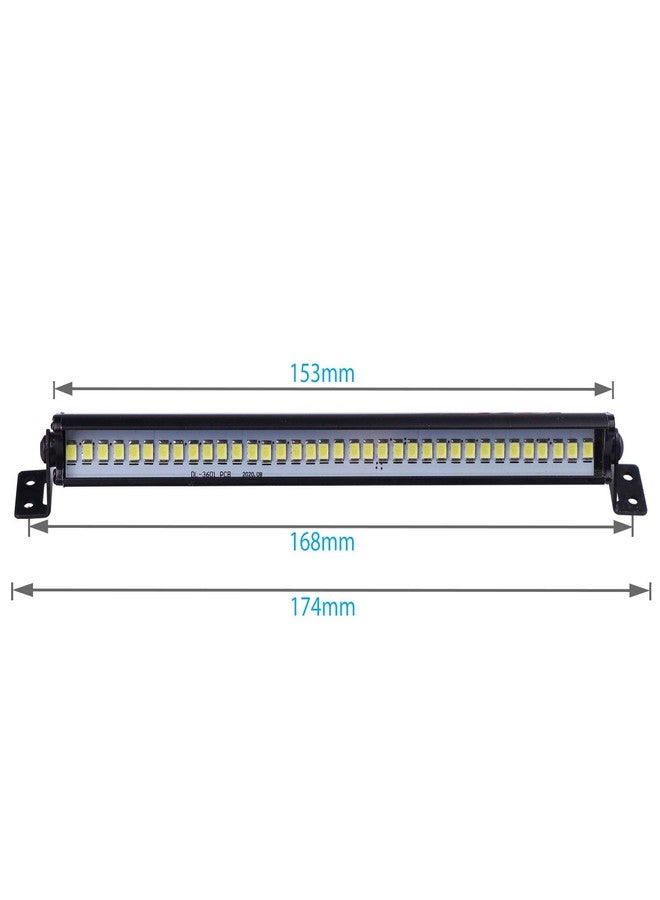 XIND ELE. مجموعة مصابيح LED لسيارات التحكم عن بعد Traxxas Slash Rustler SCX10 بمقياس 1/10 و 1/8 - Image 4